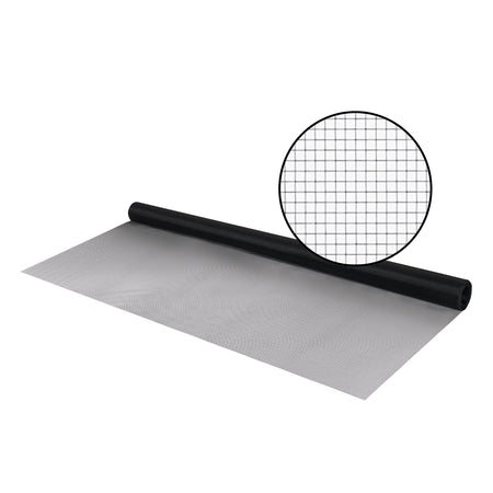 Charcoal PLATINUM™ Stainless Steel Screen 48 in. x 25 ft. Profile