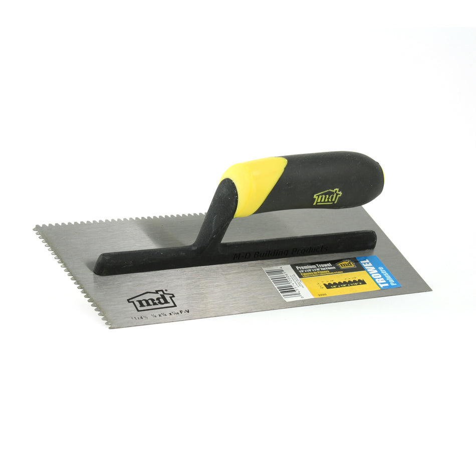 Premium Flat V Notch Trowel