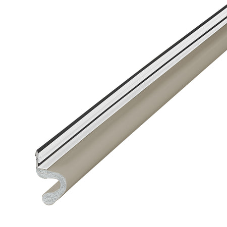 Vinyl-coated Foam Top and Sides Door Seal for Doors with Kerf/Channel Beige / 96 in. Profile