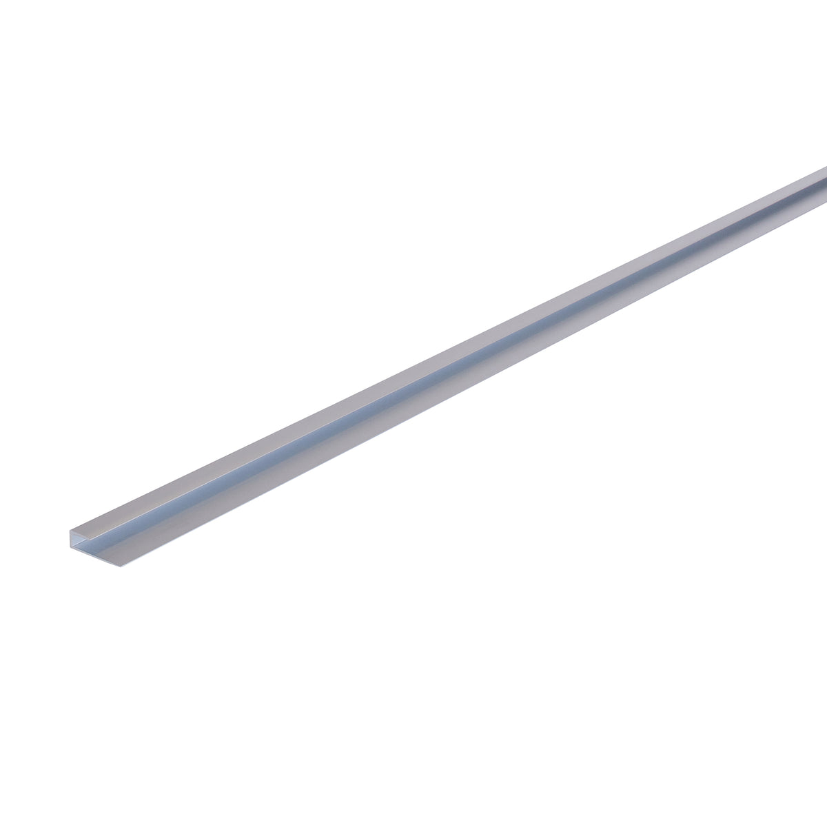 4 - 5.5Mm 84 In. Aluminum Vinyl Plank Square Cap Satin Silver Profile