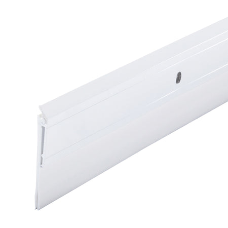 Aluminum and Vinyl DENY™ Heavy-duty Screw-on Door Sweep White Profile