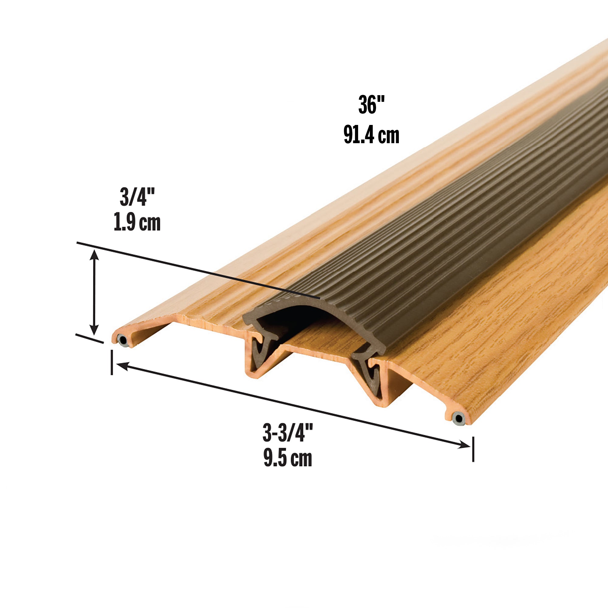 Aluminum and Vinyl Heavy-Duty Low-Profile Threshold – M-D Building
