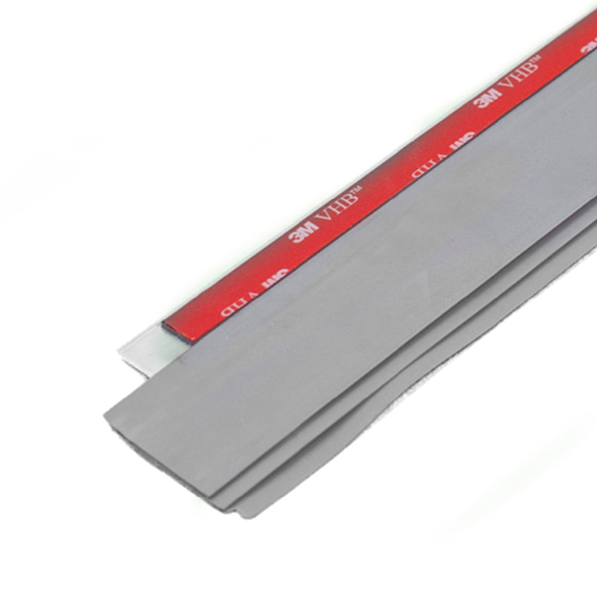 Aluminum and Vinyl CINCH® Self-adhesive Door Sweep Silver Profile