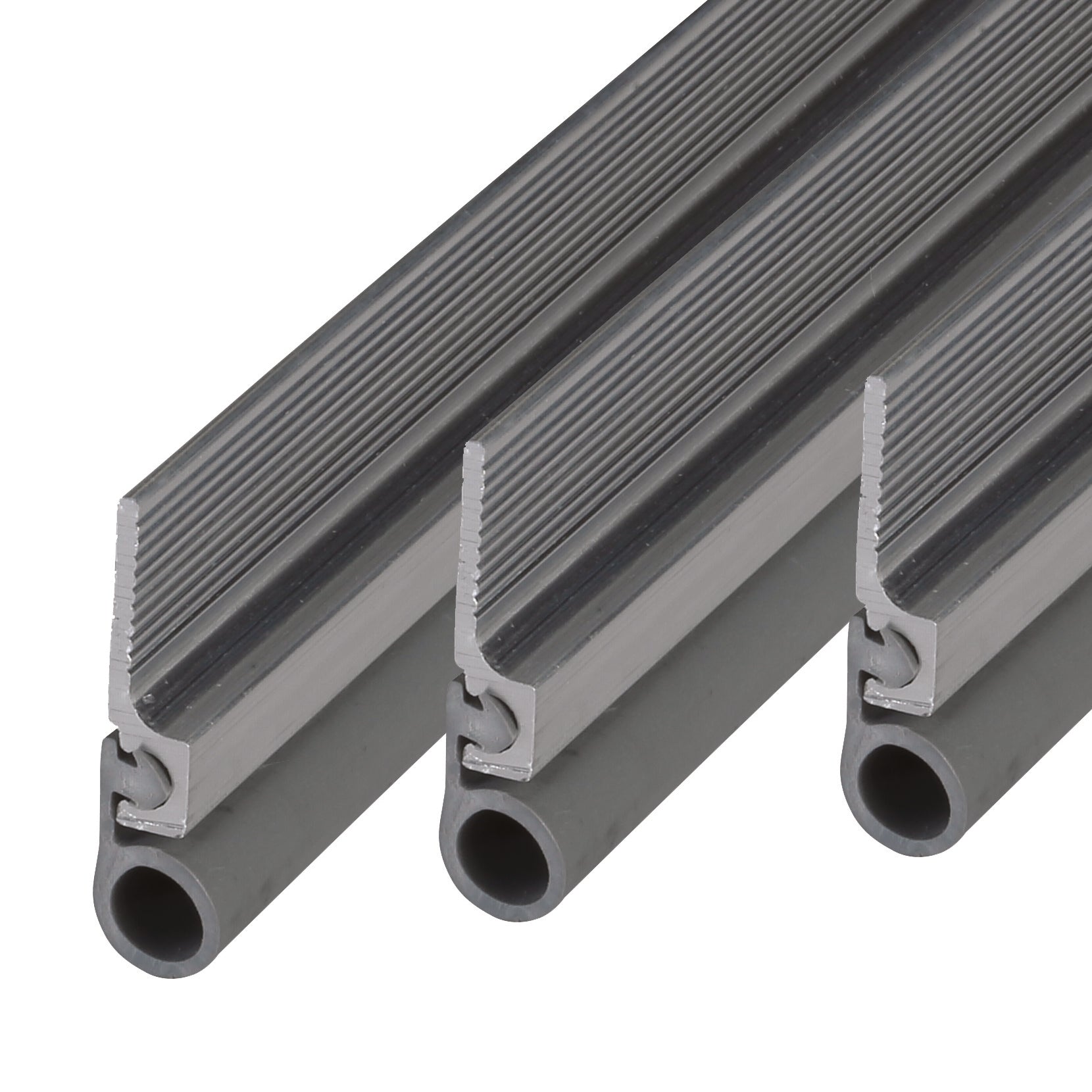 Aluminum and Vinyl CINCH® Self-adhesive Top and Sides Door Seal