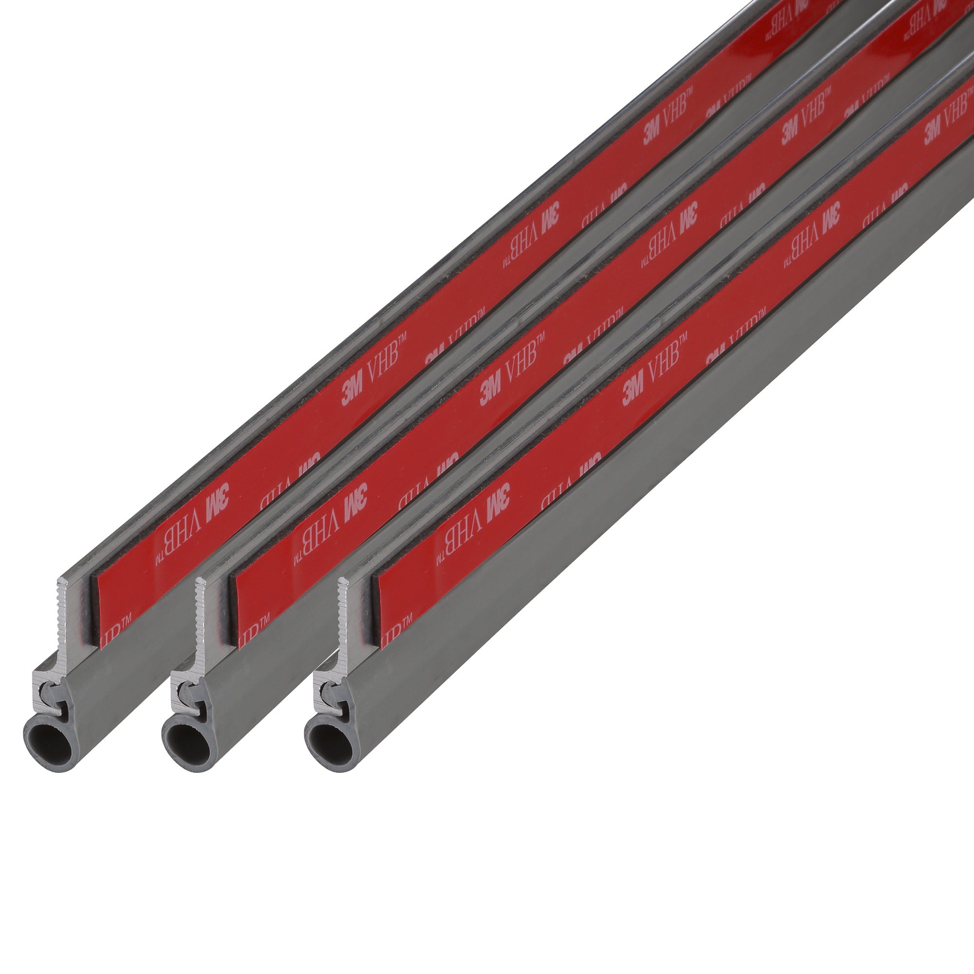 Aluminum and Vinyl CINCH® Self-adhesive Top and Sides Door Seal