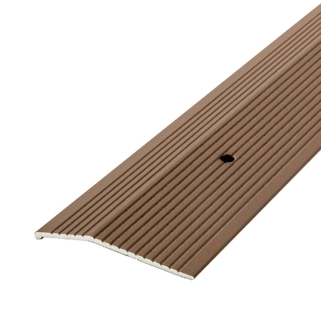 2 in. Aluminum Carpet Trim w/ Screw Nails Spice / 72 in. Profile