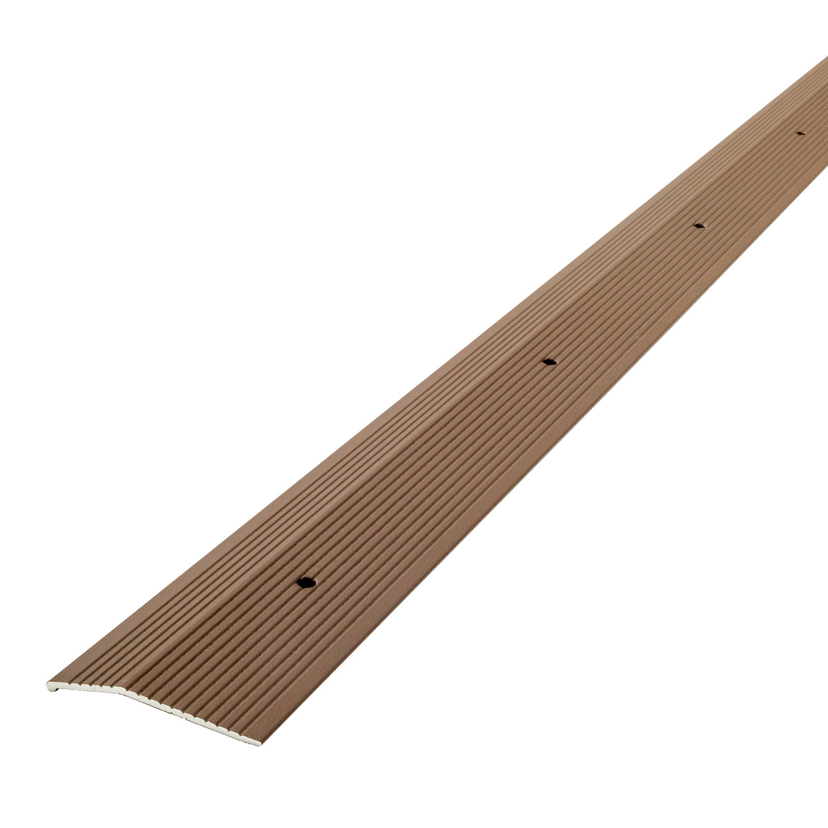 2 in. Aluminum Carpet Trim w/ Screw Nails Spice / 72 in. Profile