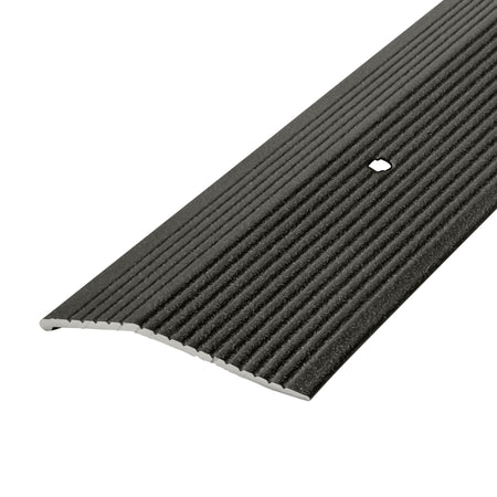 2 in. Aluminum Carpet Trim w/ Screw Nails Mocha / 72 in. Profile