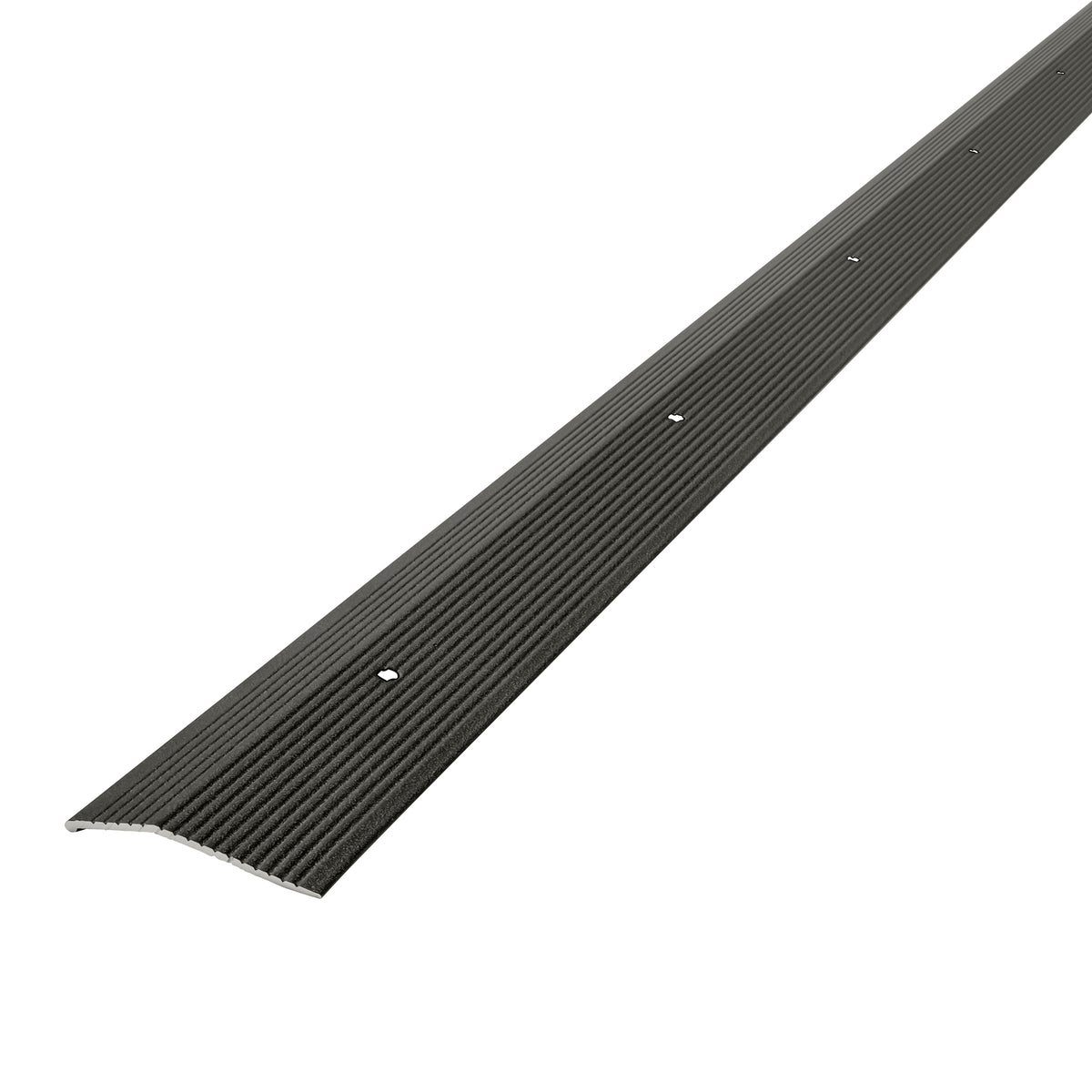 2 in. Aluminum Carpet Trim w/ Screw Nails Mocha / 72 in. Profile