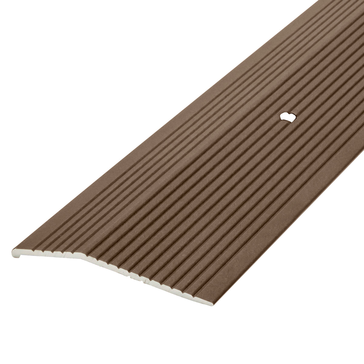 2 in. Aluminum Carpet Trim w/ Screw Nails Golden Bronze / 72 in. Profile