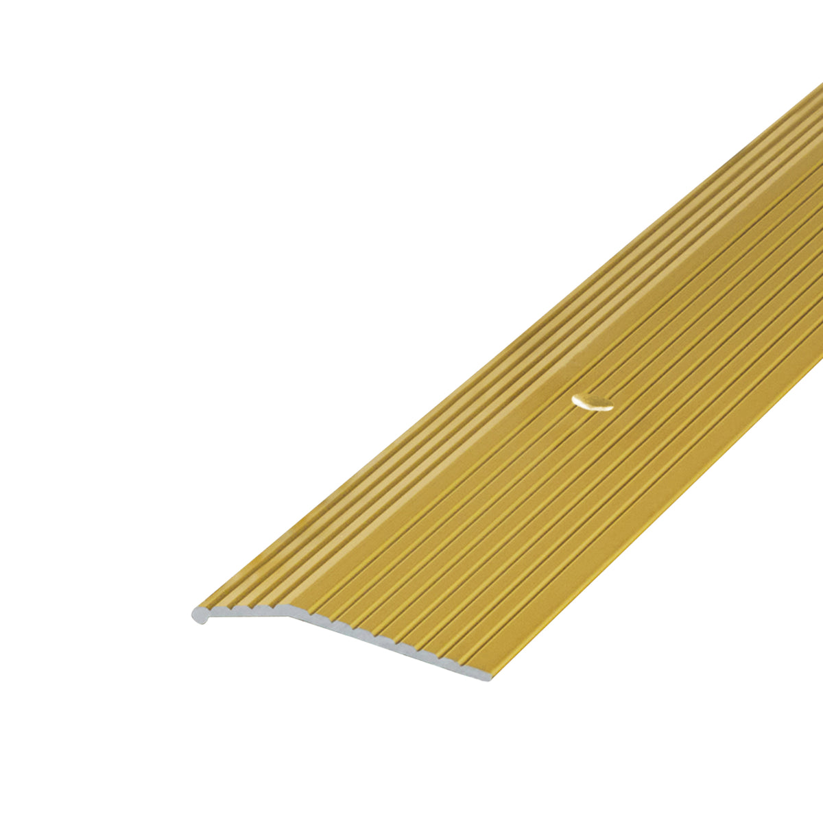 1-3/8 In. Aluminum Carpet Trim Satin Brass / 72 in. Profile