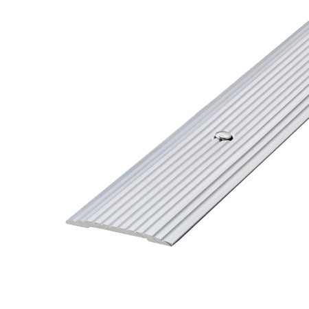 1-1/4 In. Aluminum Seam Binder w/ Screw Nails Silver / 36 in. Profile