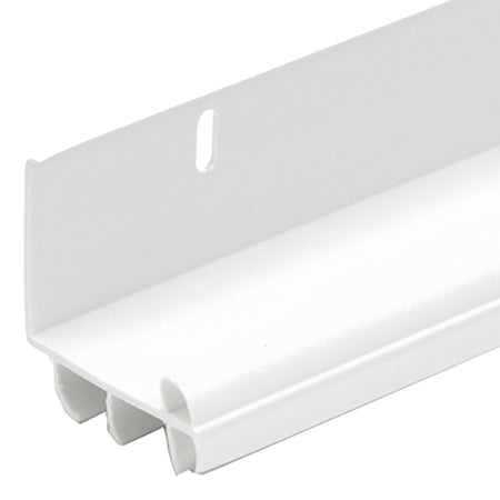 36 in. Vinyl L-Shape Screw-on Under Door Seal White / Commercial Profile