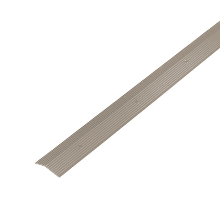 1-3/8 In. Aluminum Carpet Trim Pewter / 72 in. Profile