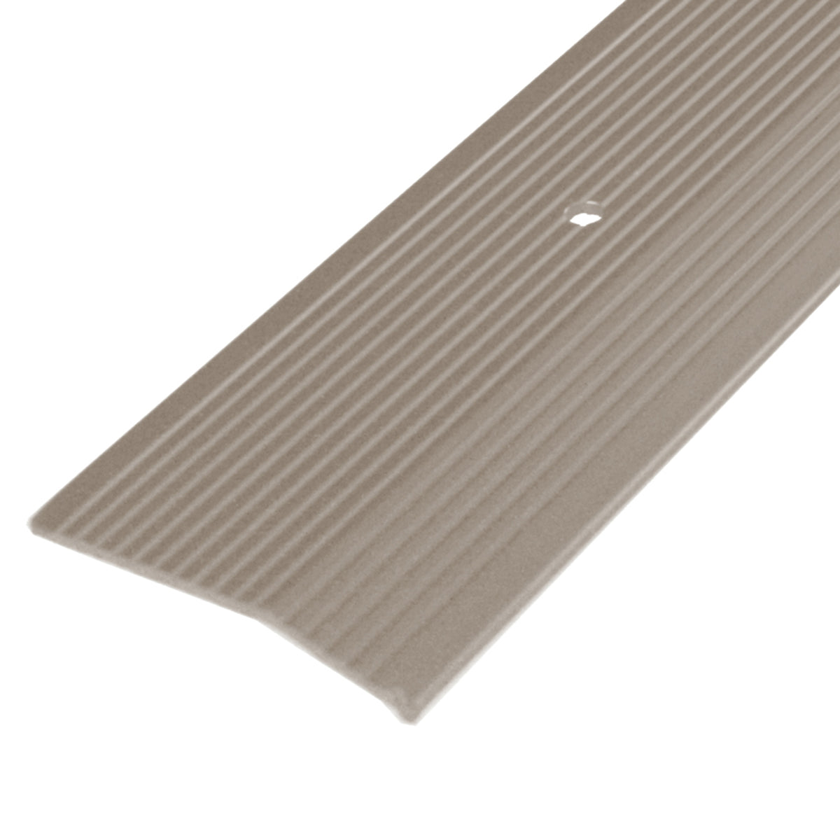 2 in. Aluminum Carpet Trim w/ Screw Nails Pewter / 72 in. Profile