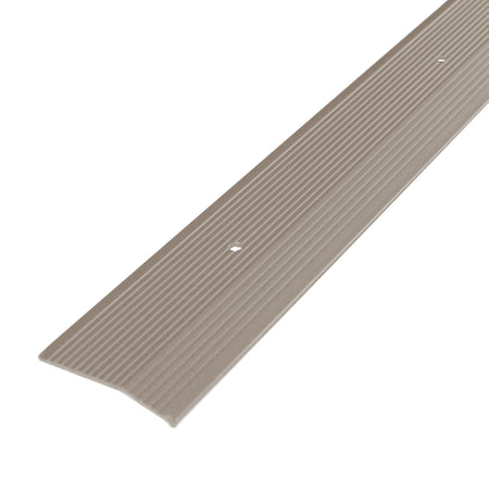 2 in. Aluminum Carpet Trim w/ Screw Nails Pewter / 72 in. Profile