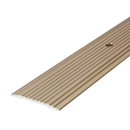 1-1/4 In. Aluminum Seam Binder w/ Screw Nails Pewter / 36 in. Profile