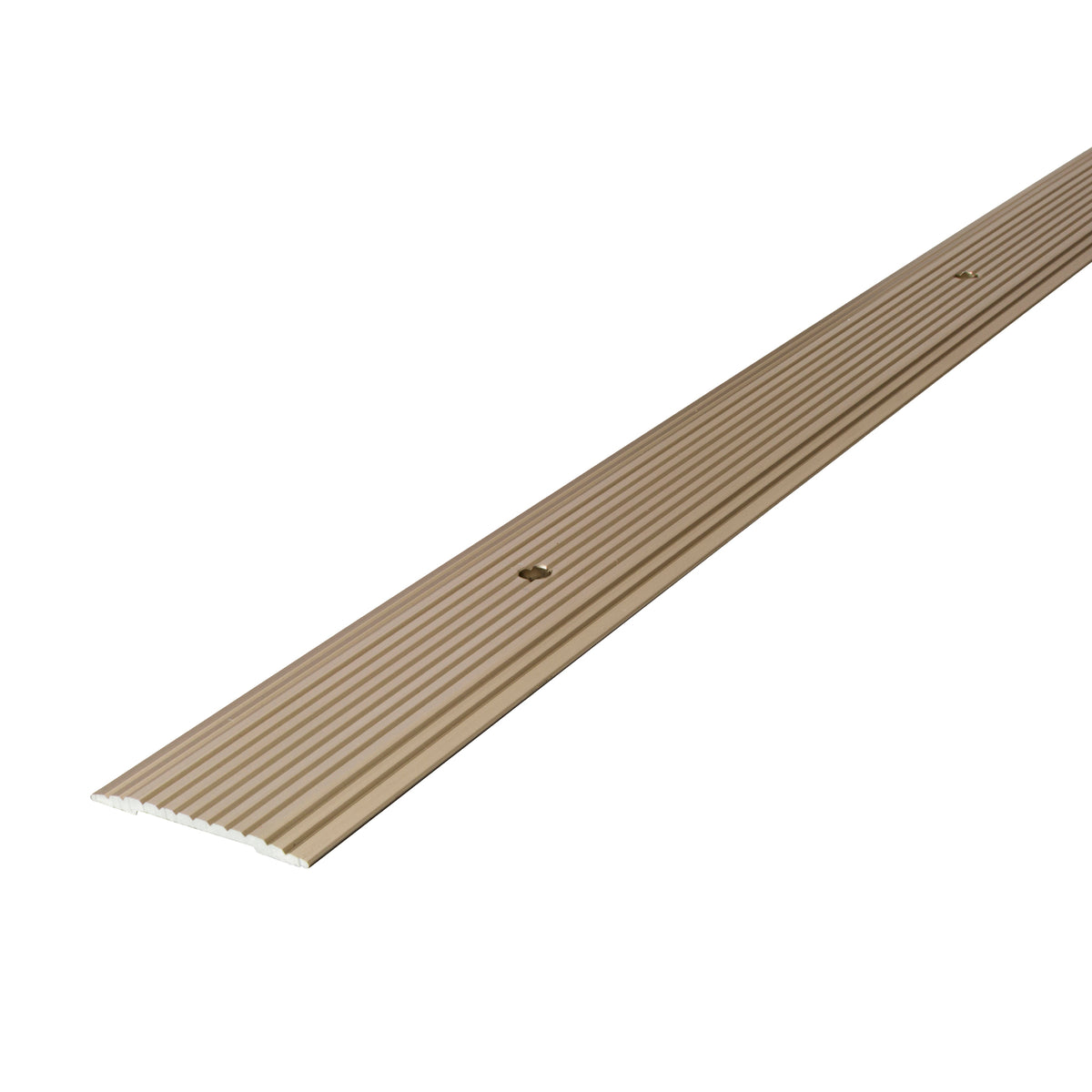 1-1/4 In. Aluminum Seam Binder w/ Screw Nails Pewter / 36 in. Profile