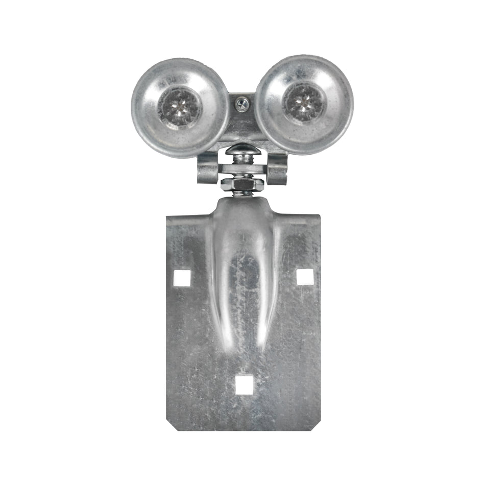 Flexible Roller Guide and Strap for Exterior Barn Doors