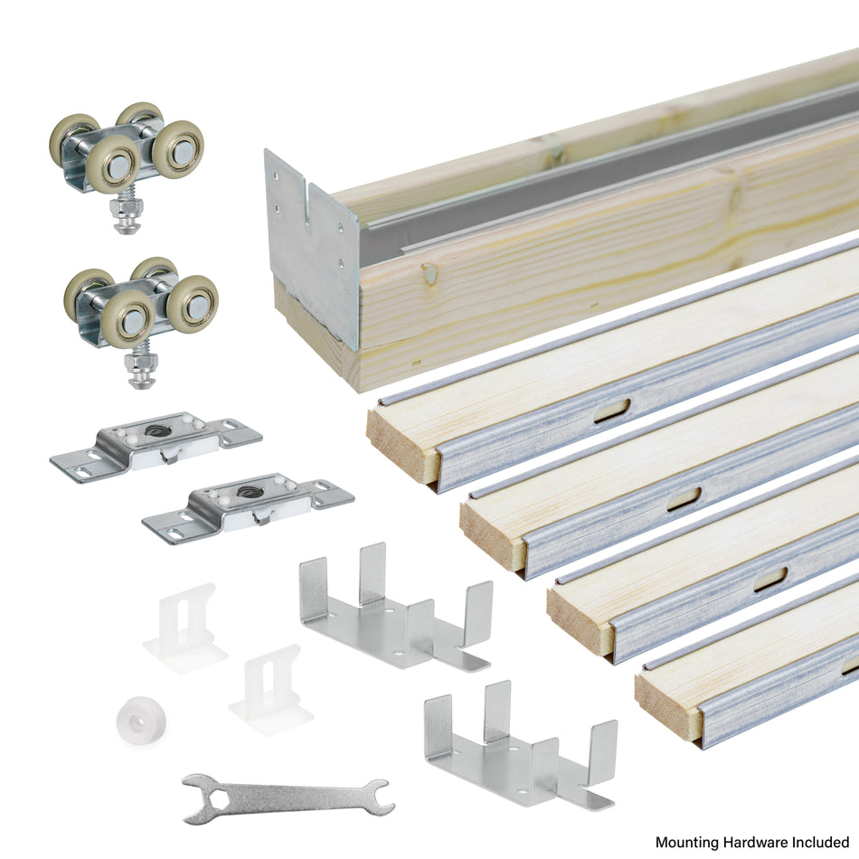 Track, Hardware and Wall Jamb Kit for Pocket Doors