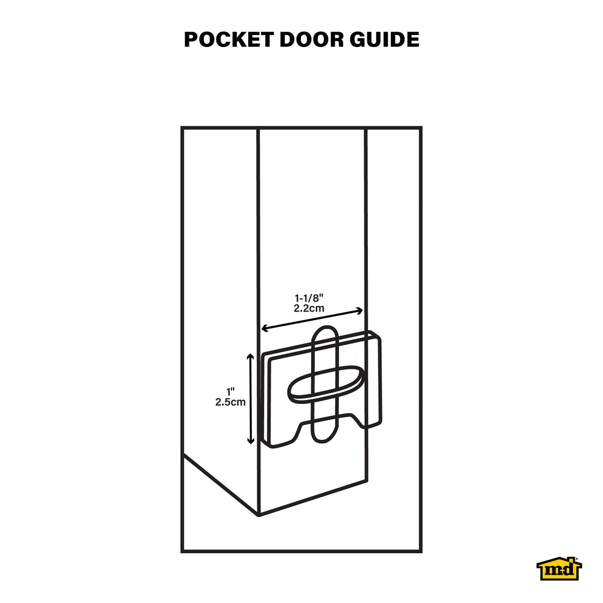 Door Guide for Pocket Doors MD Building Products