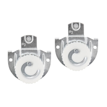 Adjustable Roller Hangers for Sliding Doors 1/4" offset wheels Profile