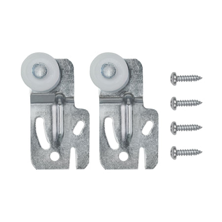 Roller Hangers for Sliding Doors 1/2" offset wheels Out Package