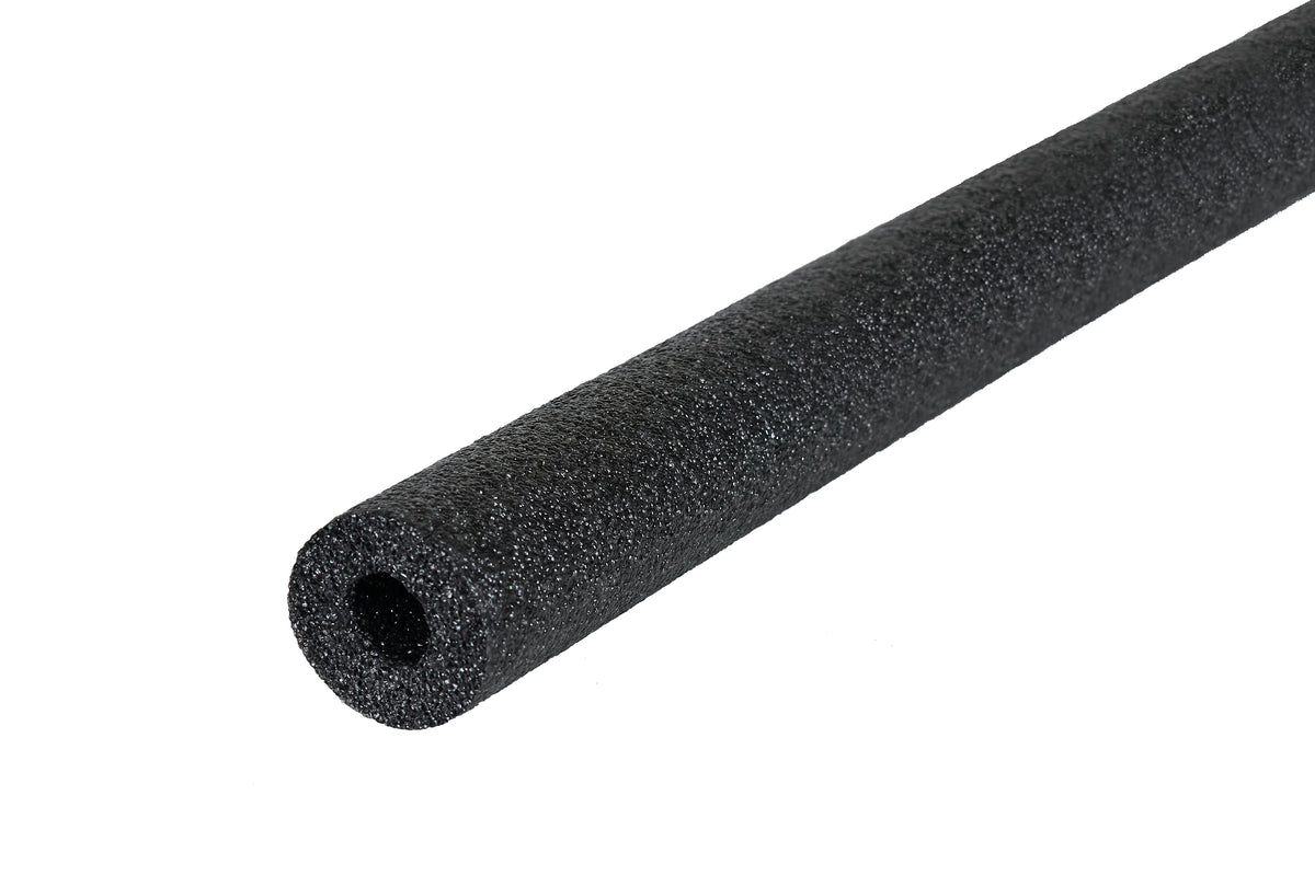 Black Foam Tube Pipe Insulation 5/8 in. x 6 ft. Pre-Slit Profile