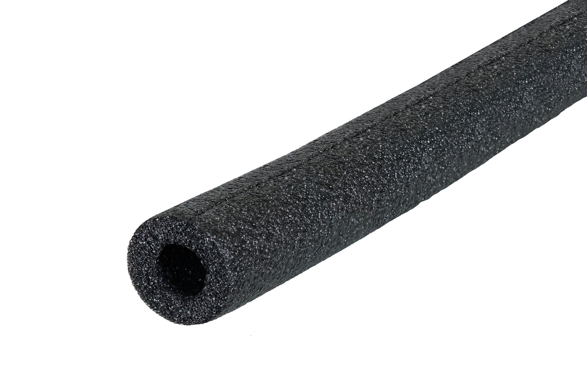 Black Foam Tube Pipe Insulation 7/8 in. x 6 ft. Pre-Slit Profile