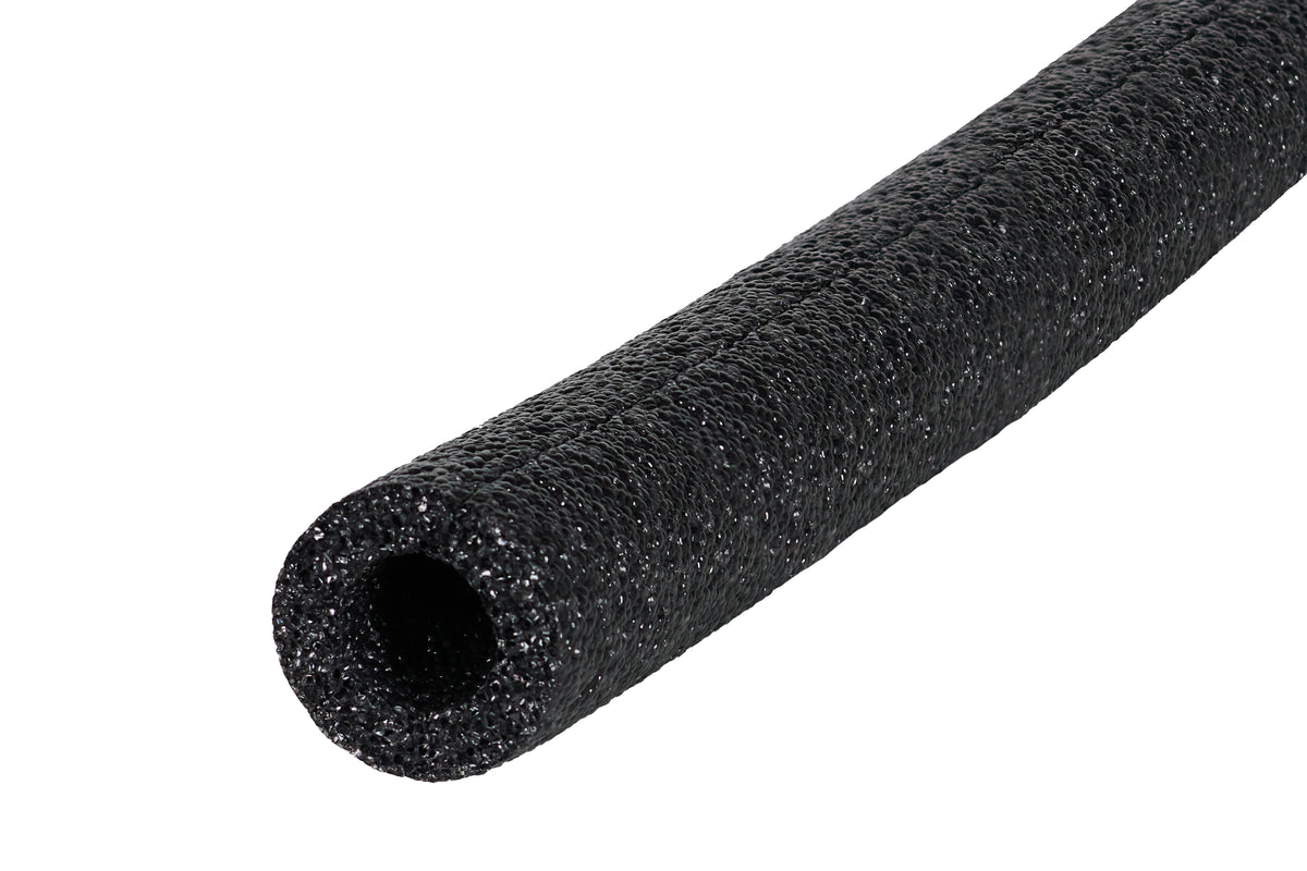 Black Foam Tube Pipe Insulation 1-1/8 in. x 3 ft. Profile