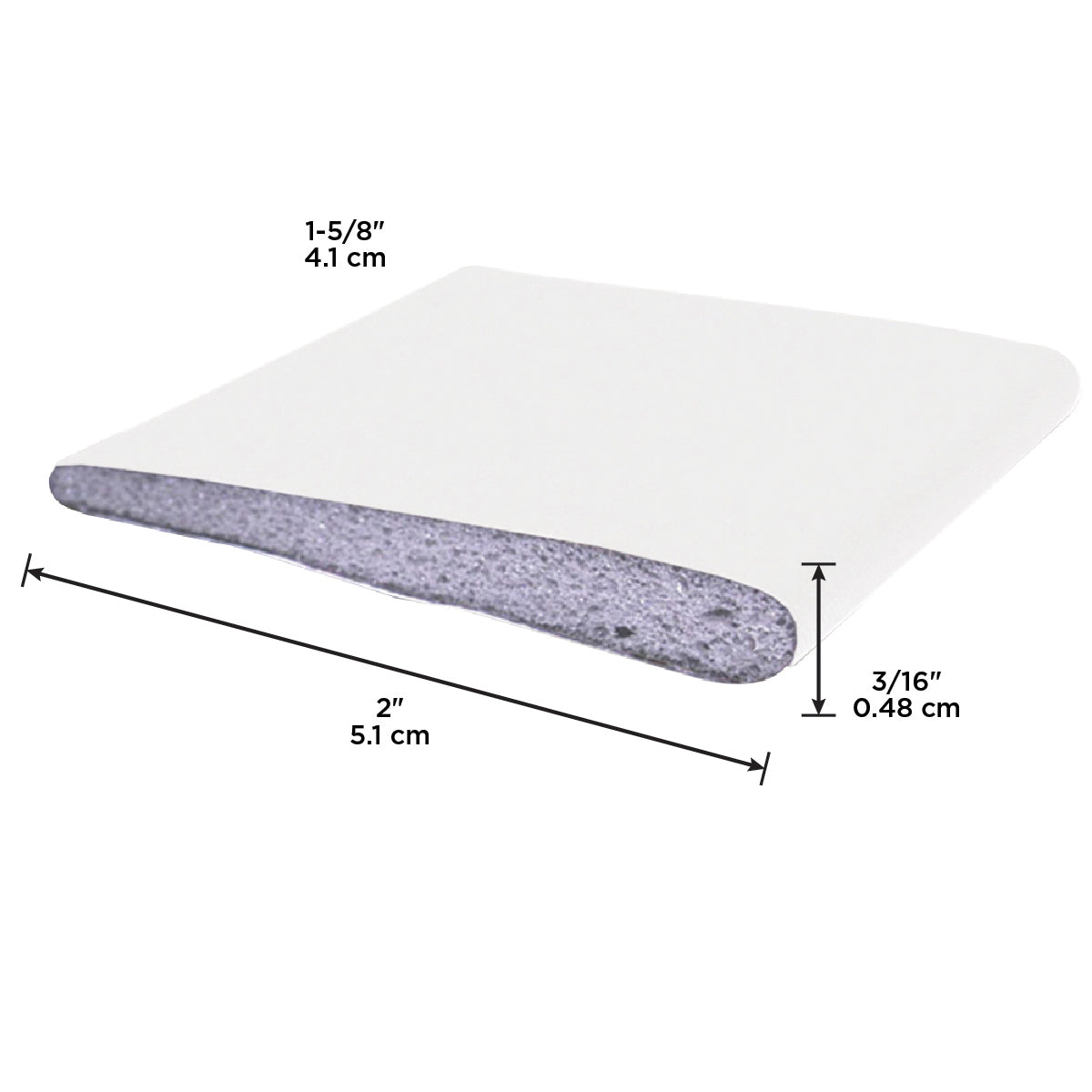 Door Corner Seal for Interior & Exterior Doors White Callout