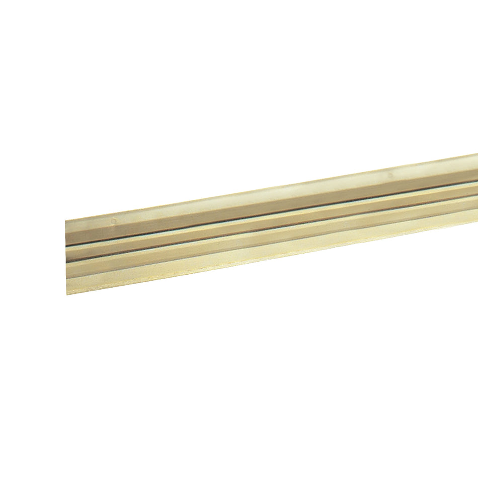 1-1/8 in. x 17 ft. Bronze Aluminum Nail-on Weatherseal for Doors and Windows