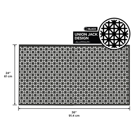 0.020 in. Mill Aluminum Sheet Union Jack Callout