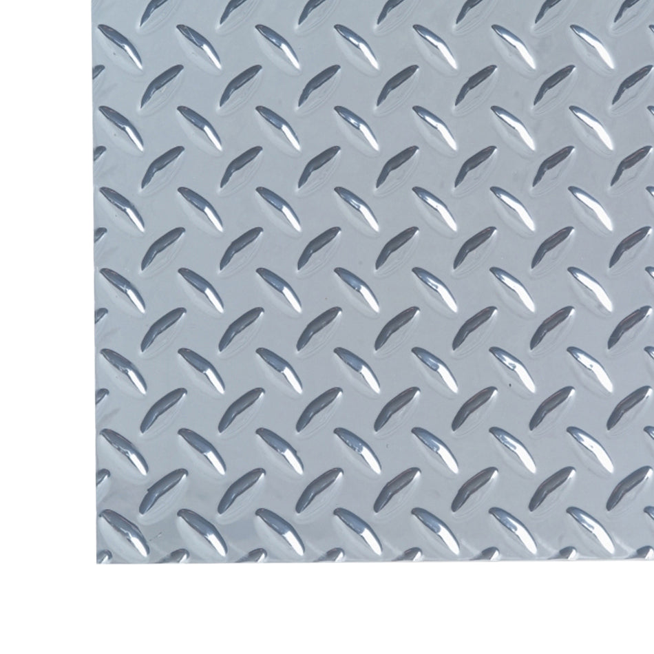 Silver Aluminum Sheet Diamond Tread