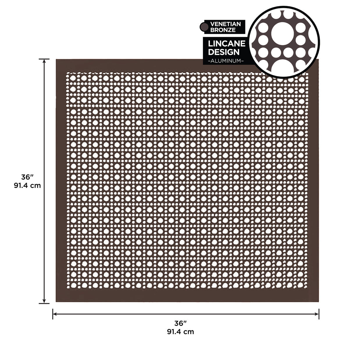 Lincane Pattern 0.020 in. Aluminum Sheet Lincane – M-D Building Products