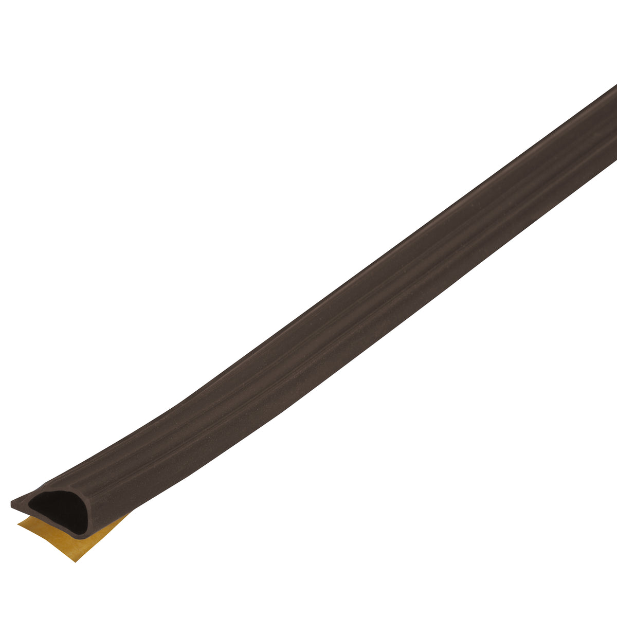 20 ft. Silicone Gasket Seal for Doors and Windows Brown Profile