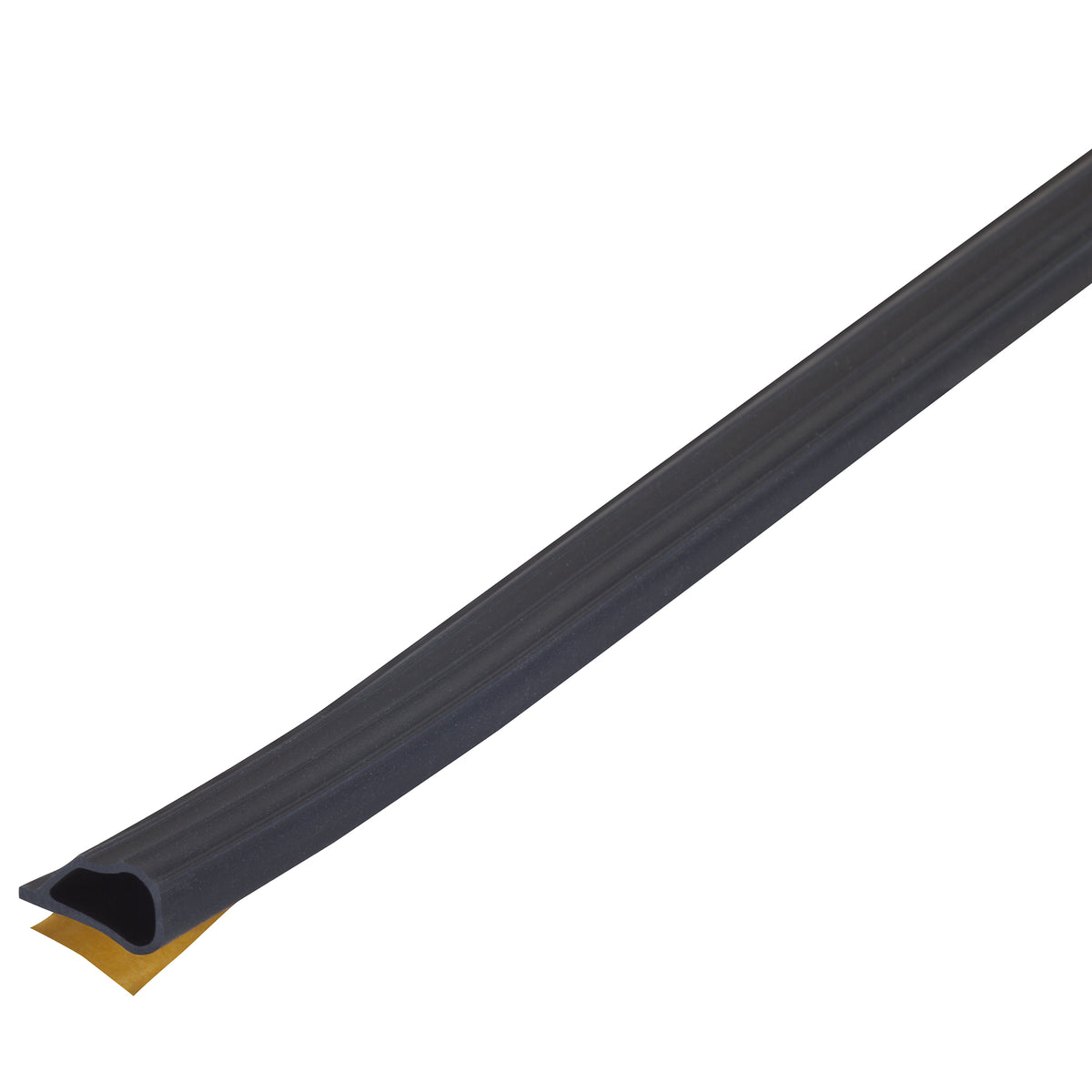 20 ft. Silicone Gasket Seal for Doors and Windows Black Profile