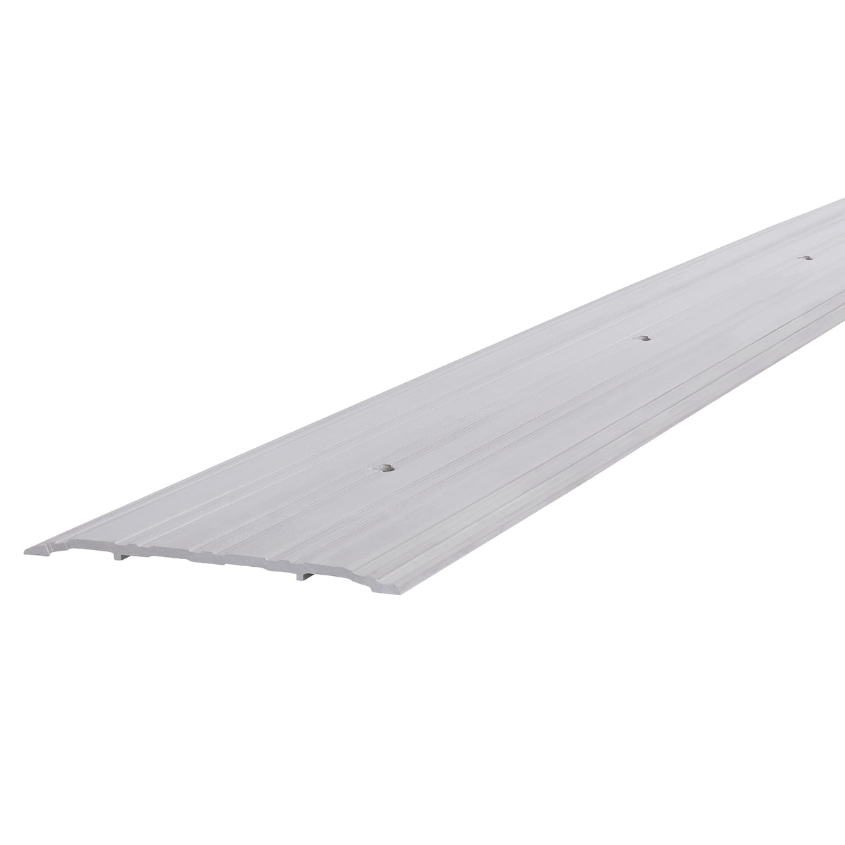 Aluminum Commercial Flat-Profile Threshold Silver / 5 in. x 1/4 in. x 72 in. Profile