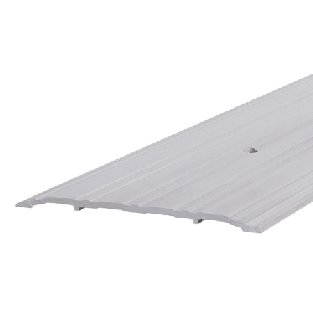 Aluminum Commercial Flat-Profile Threshold Silver / 5 in. x 1/4 in. x 72 in. Profile