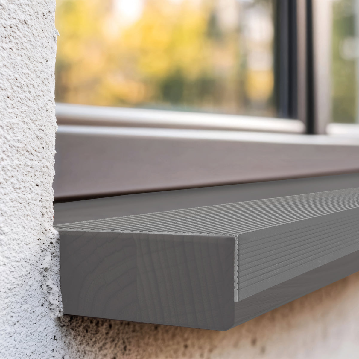 Commercial Aluminum Sill Nosing Mill / 4-1/2 in. x 1-1/2 in. x 36 in. In Use