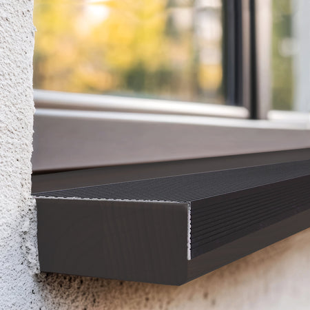 Commercial Aluminum Sill Nosing Bronze / 4-1/2 in. x 1-3/4 in. x 72 in. In Use