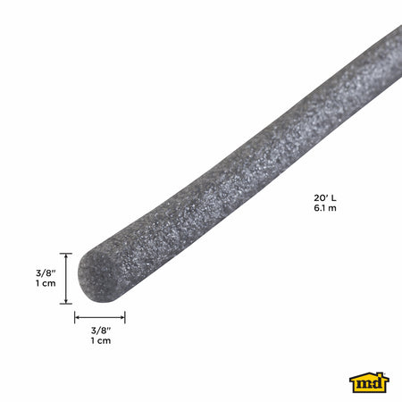 Gray Foam Backer Rod for Gaps and Joints 20 ft. for 3/8 in. Gaps Callout