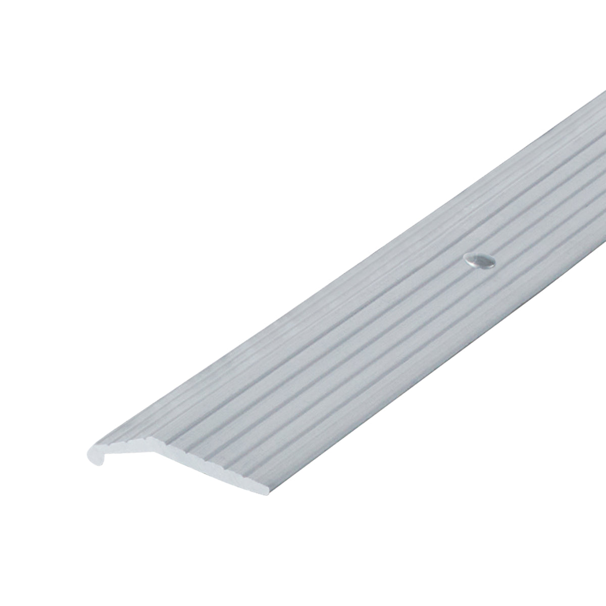 7/8 In. Aluminum Carpet Trim w/ Screw Nails Silver / 36 in. Profile