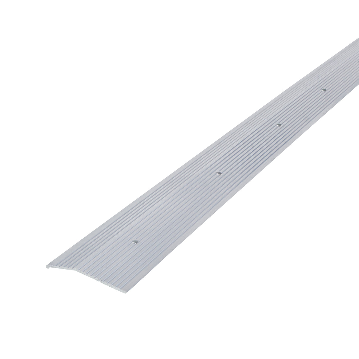 2 in. Aluminum Carpet Trim w/ Screw Nails Silver / 72 in. Profile