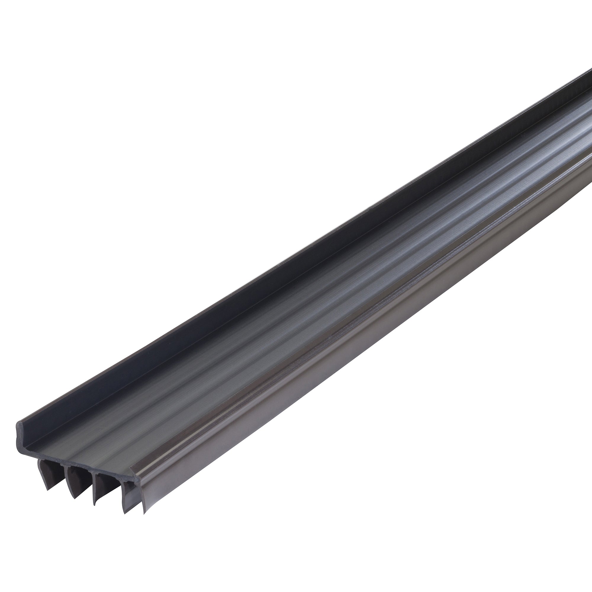 36 in. Brown Vinyl Concealed Screw Nail on Under Door Seal M D Building Products
