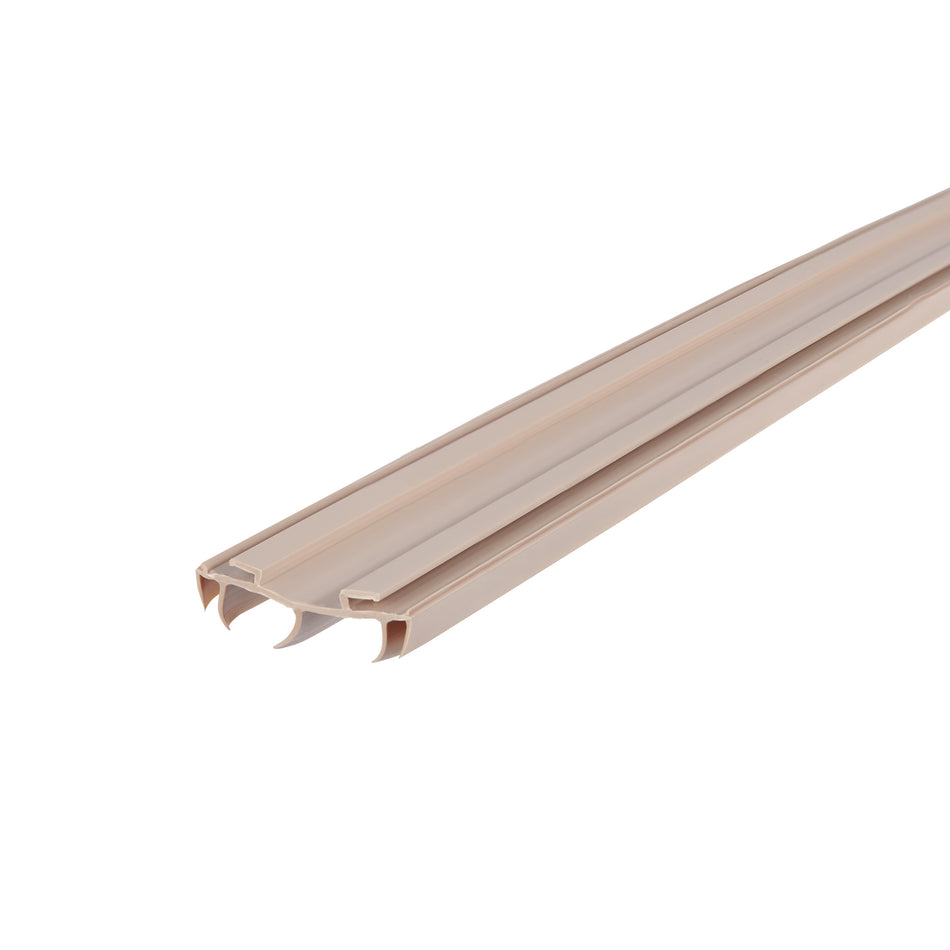 36 in. Beige Vinyl Concealed Kerf/Channel Fit Under Door Seal