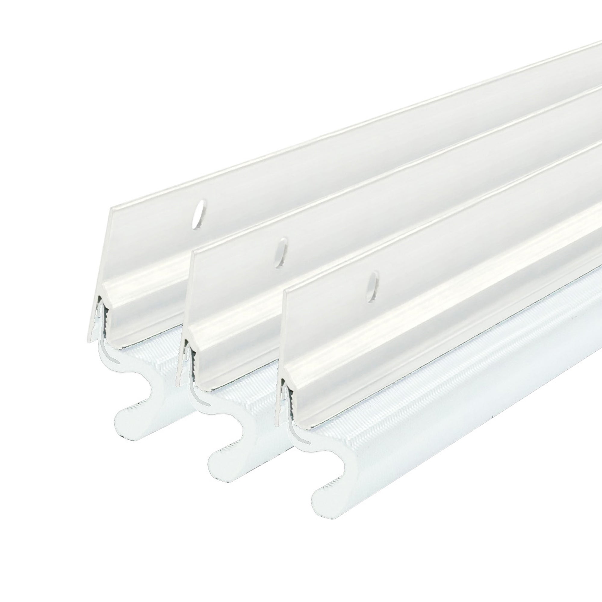 White Aluminum and Vinyl-coated Foam Heavy-duty Screw-on Top and