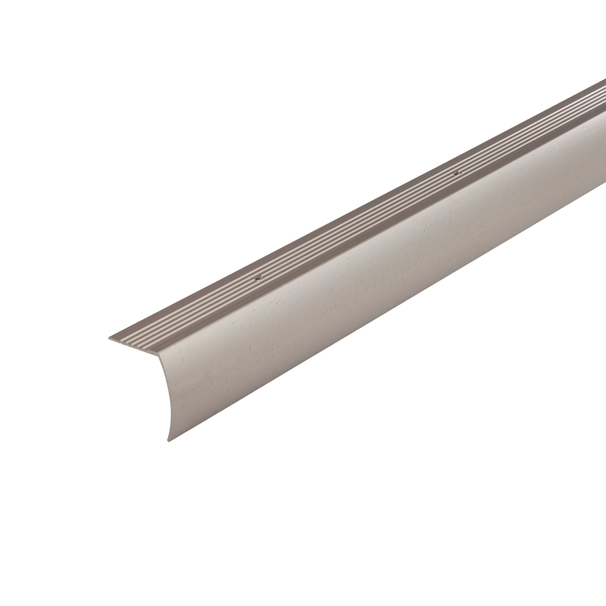 1-5/8 In. X1-5/8 In. X96 In. Aluminum Stair Edging Hammered Pewter Profile