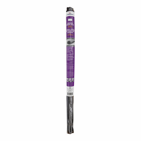 9 ft. Black Aluminum and Vinyl Garage Door Bottom Seal Default Title In Package