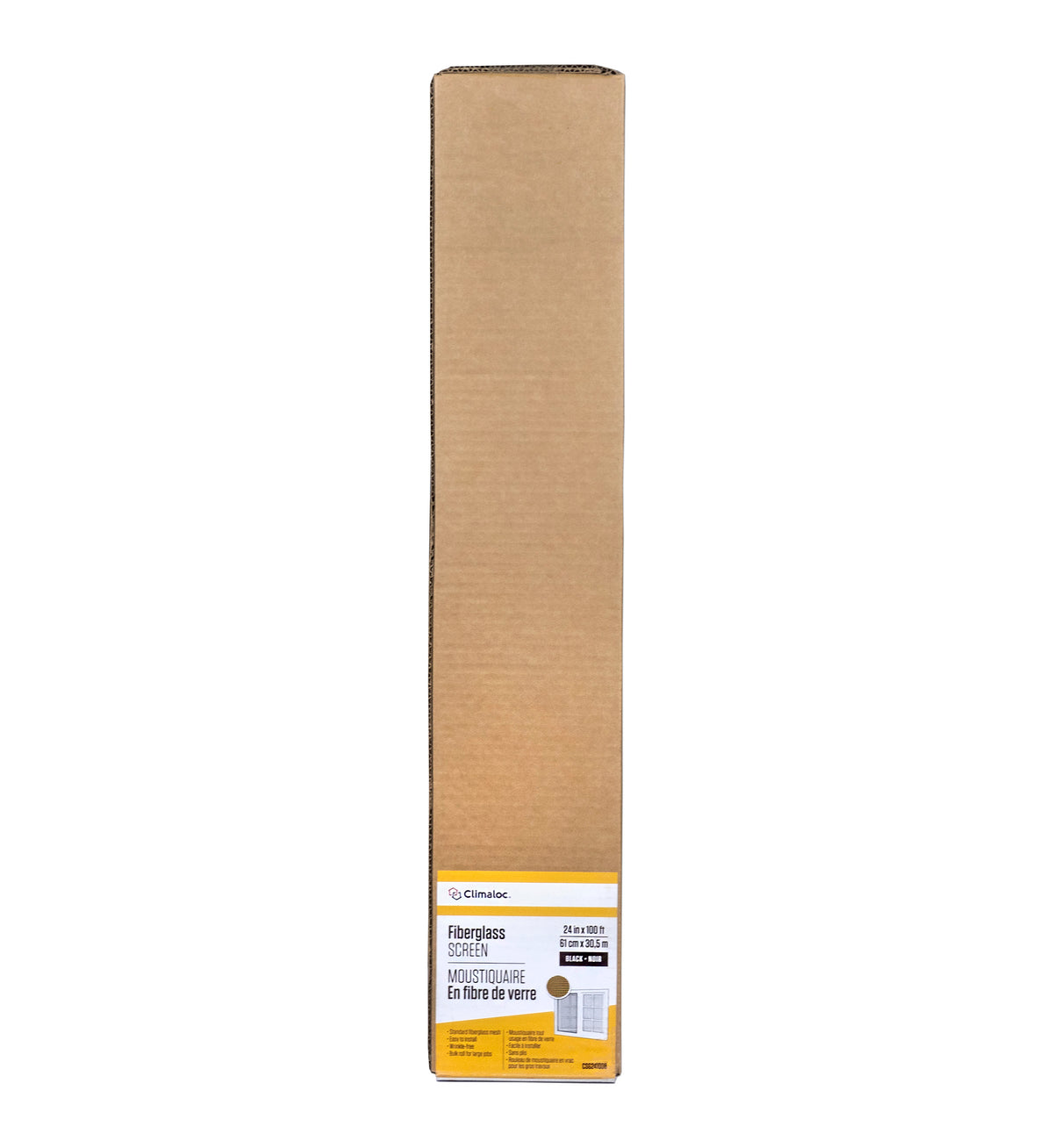 Black Fiberglass Screen 24 in. x 100 ft. (61 cm x 30.5 m) Default Title In Package